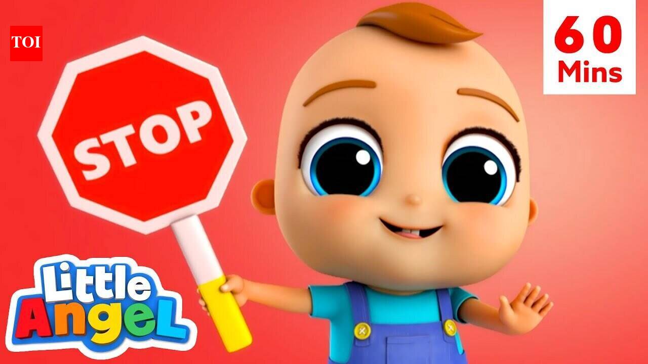 English Nursery Rhymes: Kids Video Song in English 'Red Light Green Light'
