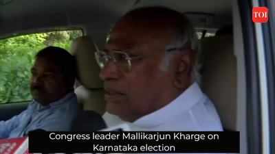 Congress leader Mallikarjun Kharge on Karnataka election