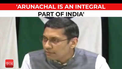 MEA Spokesperson Arindam Bagchi on China's renaming bid:'Arunachal is an integral part of India and invented names won't alter reality'