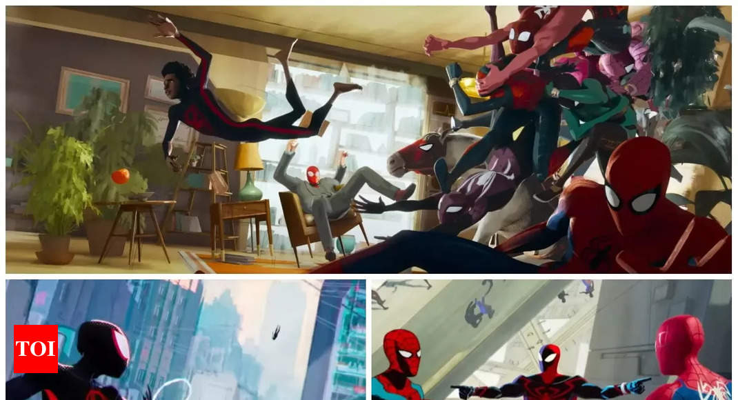 Spider-Man: Across the Spider-Verse': Miles Morales and Gwen Stacy swing  across streets of India in NEW trailer - WATCH | English Movie News - Times  of India