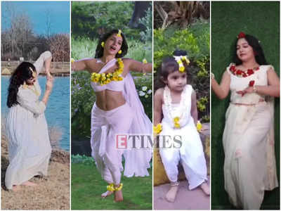 Flower Jewellery & Fancy dress ideas | How to dress up your kid as  Shakuntala