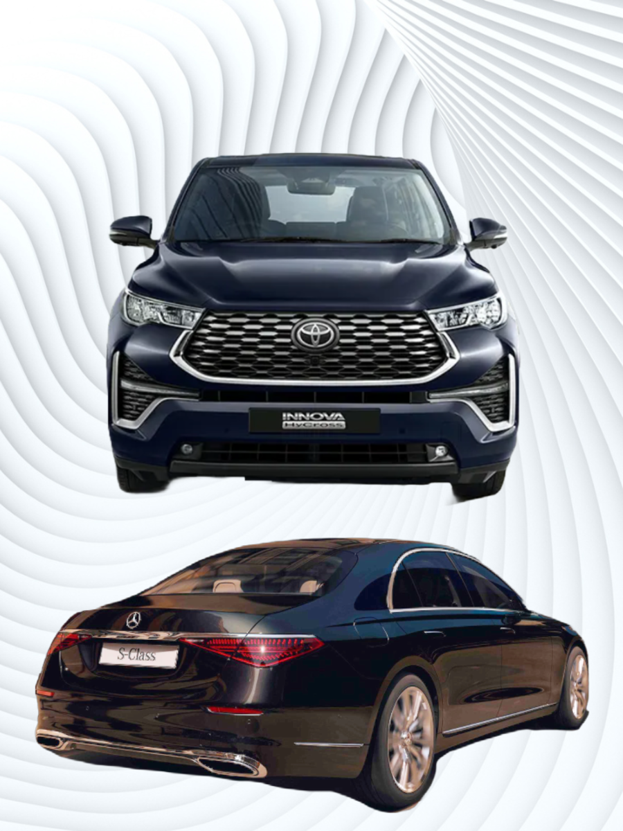 12 luxury cars in India with businessclass rear seat comfort Innova
