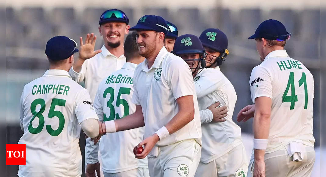 Ireland strike after making 214 in Bangladesh Test | Cricket News – Times of India