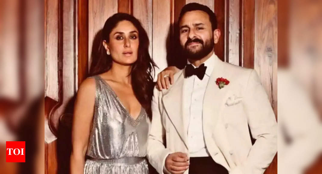 Kareena Kapoor Khan says Saif Ali Khan wears the same track pants for five years and t-shirt with holes in it, but he’s inherently stylish – Times of India