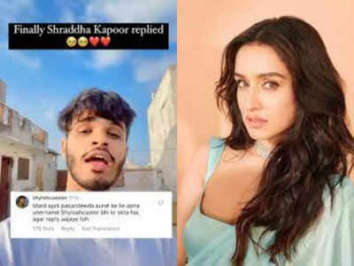 Shraddha Kapoor finally responds to a fan who pursued her for four years!