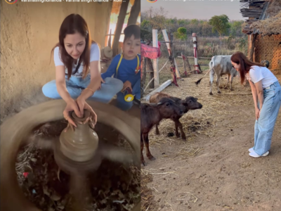 Saumya Tandon shares her day in a village as she approaches a simple living, says “It was such a beautiful experience”