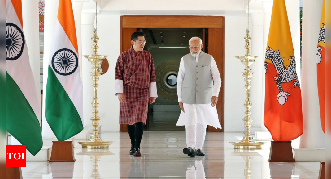 Focus on security as PM Modi meets Bhutan king | India News – Times of India
