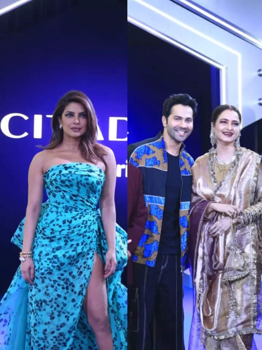 Citadel Premiere: Varun Dhawan, Rekha, others attended screening of ...