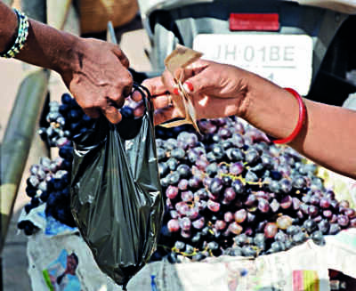 Polythene bags flood city markets