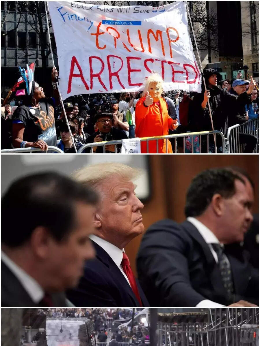 In pics: The day former US President Donald Trump was arrested | Times ...