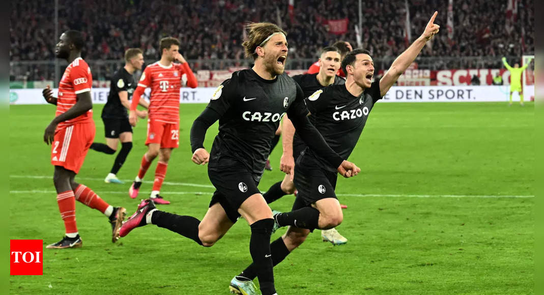 Freiburg knock Bayern Munich out of German Cup after late penalty | Football News – Times of India