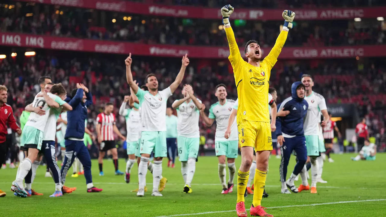 Osasuna stun Athletic Bilbao in extra-time to reach Copa del Rey final |  Football News - Times of India