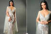 Nysa Devgan is a vision to behold in silver gown with plunging neckline and cape at NMACC Gala