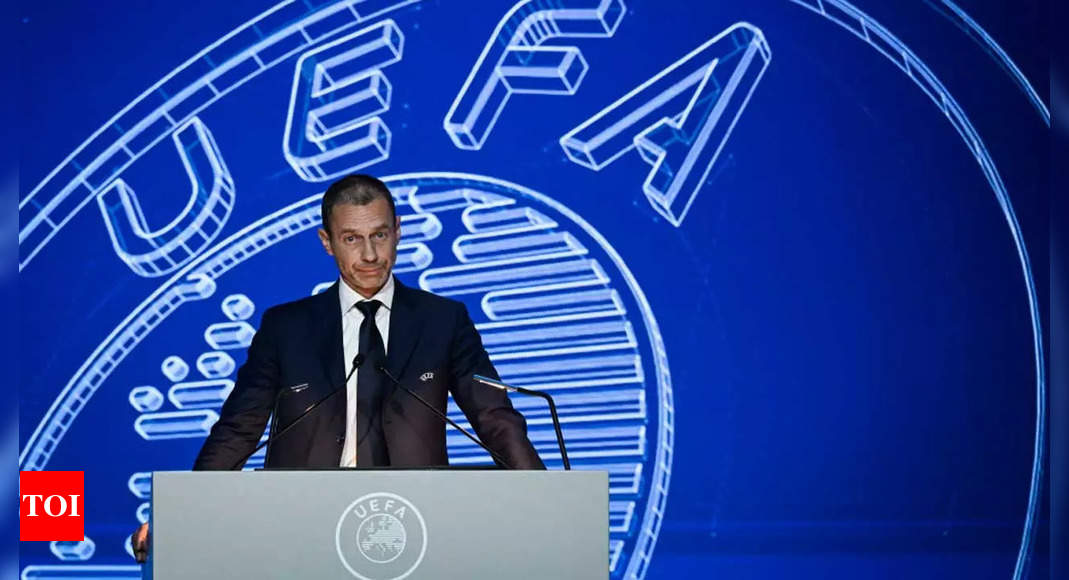 Aleksander Ceferin re-elected UEFA president unopposed until 2027 | Football News – Times of India