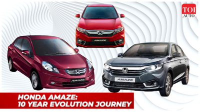 Honda Amaze completes 10 years in India: How it evolved over the decade