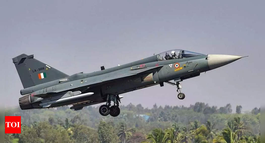 First Series Production Lca Tejas Trainer Carries Out First Flight India News Times Of India