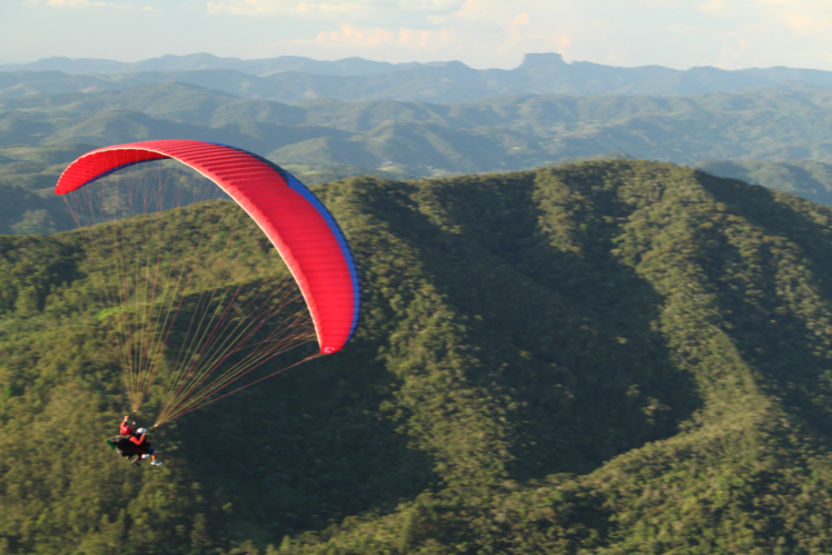 Enjoy paragliding