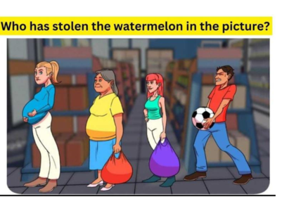 Who among them stole the watermelon?