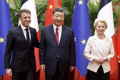 Macron says 'counting' on Xi Jinping to 'bring Russia to its senses'
