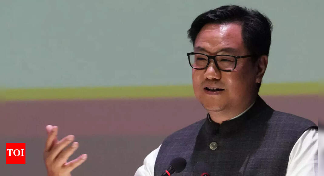 Govt receives complaints against serving, retired judges from time to time: Union law minister Rijiju | India News – Times of India