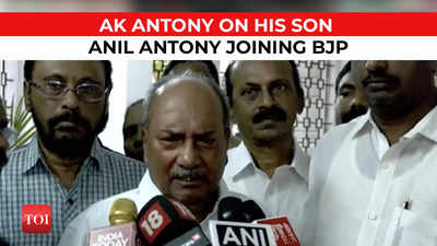 ‘Wrong decision’: AK Antony on his son Anil Antony joining BJP
