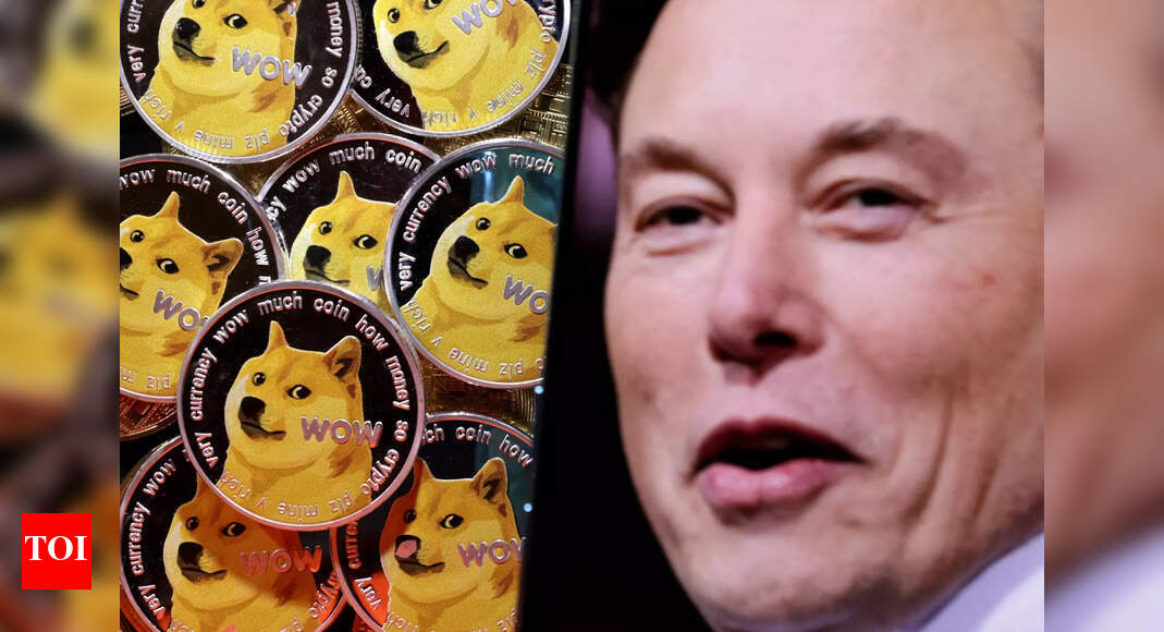 Dogecoin falls as much as 9% after Twitter drops Doge meme from home button – Times of India