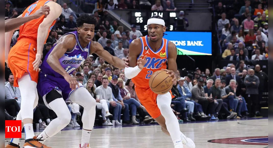 Thunder move closer to play-in with road win over Jazz | NBA News – Times of India