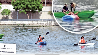 Pay hefty ticket fee, go kayaking in the Sabarmati ‘at your own risk’