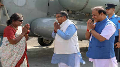 President Murmu takes jeep safari inside Kaziranga on second day of Assam visit