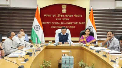 Union health minister Dr Mansukh Mandaviya chairs review meeting with states, UTs amid Covid-19 surge
