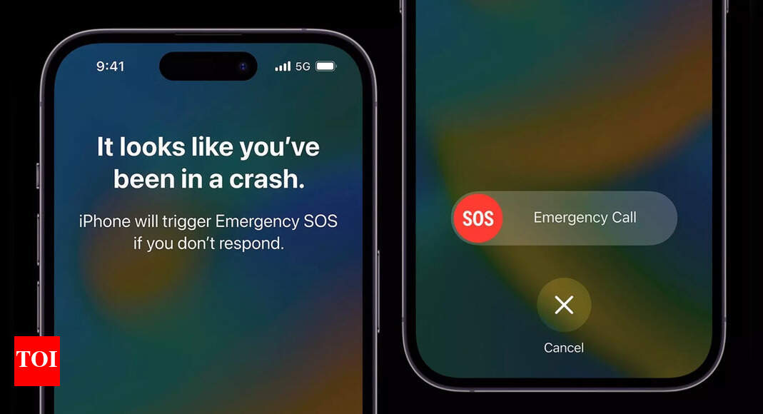 Apple: Apple issues user guidelines for Accidental Crash Detection Calls – Times of India