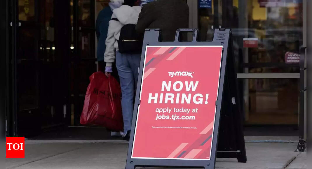 US hiring eases in March as unemployment edges down – Times of India