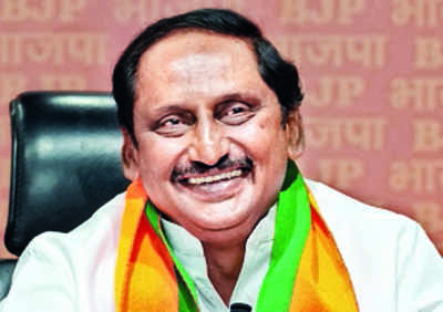 Former Andhra CM Kiran Reddy joins BJP