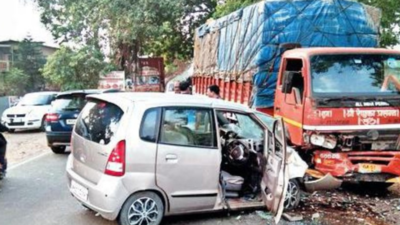 3 of Borivli family die in Goa highway accident | Navi Mumbai News