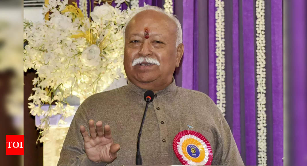 Bhagwat: Saints providing better service than missionaries | India News ...