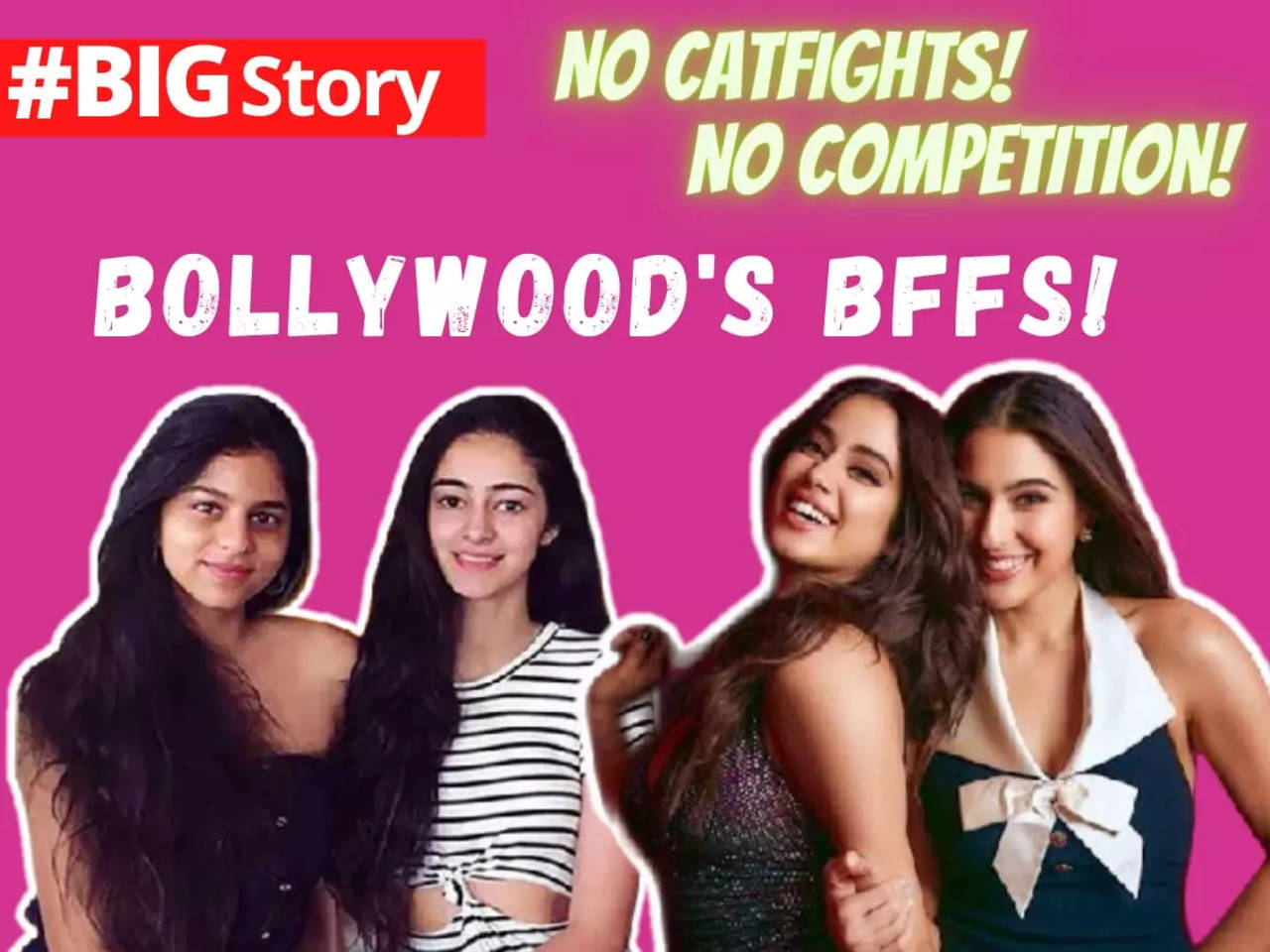 Sara Ali Khan, Janhvi Kapoor, Ananya Panday Goodbye catfights and cold shoulders, Bollywoods actresses are BFFs now - BigStory Hindi Movie News  pic