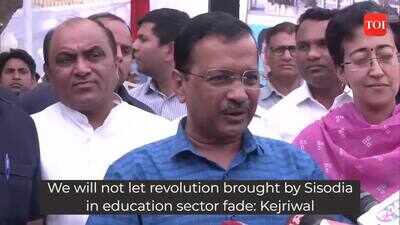 We will not let revolution brought by Sisodia in education sector fade: Kejriwal