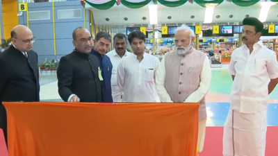 PM Modi opens Chennai airport’s new integrated terminal