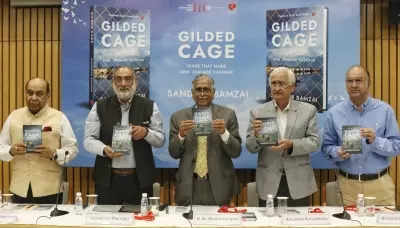 Khurshid, Drabu, Gen. Hasnain release Sandeep Bamzai's 'Gilded Cage'