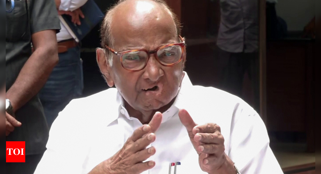 Pawar:  Sharad Pawar’s stand on Adani issue puts question mark on opposition unity | India News – Times of India