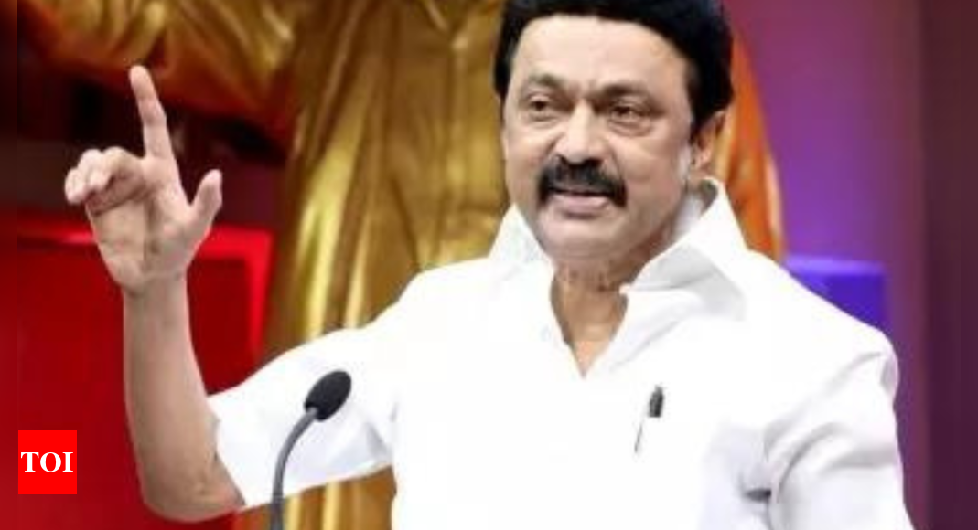Tamil Nadu:  India will prosper if funds flow to States doesn’t falter, says Tamil Nadu CM | India News – Times of India