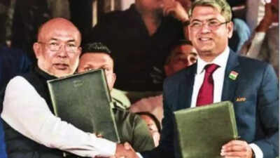 How netas are scoring with football in Manipur