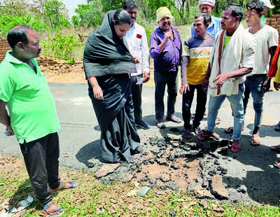 Locals post online videos of poor roads in Bokaro