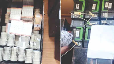 With Rs 4.7 crore in seized cash, cop sleeps in police station in Bengaluru