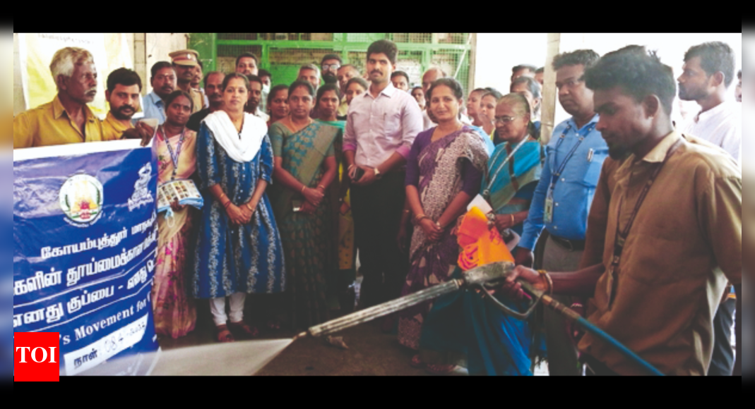Residents Come Together For Mass Cleanup Drive Coimbatore News