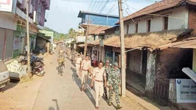 Police assure people of peaceful polling in Naxal-affected booths in Karnataka's Chikkamagaluru