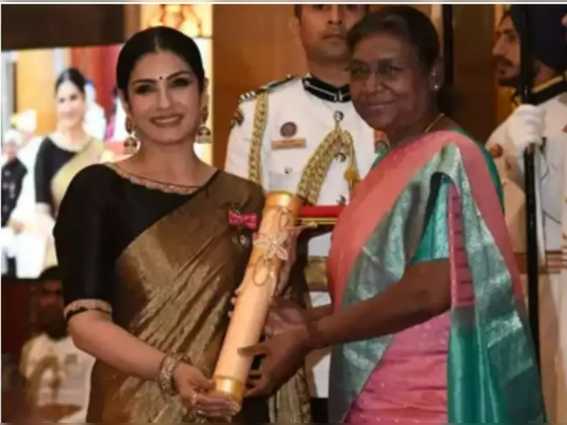 Raveena Tandon flooded with congratulatory messages on her well deserved Padma Shri