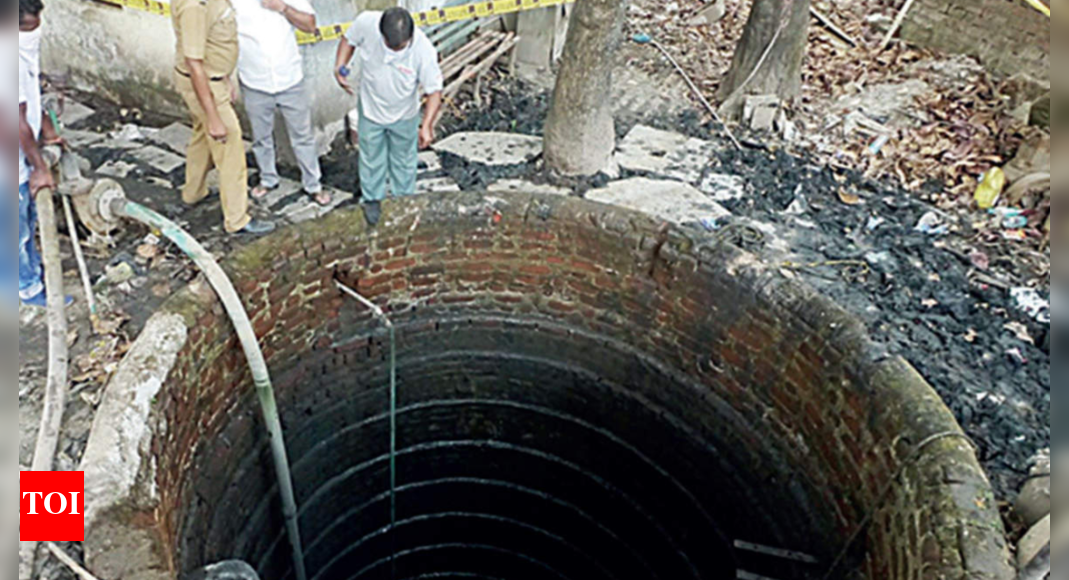 Two labourers die after inhaling toxic gas while cleaning well in