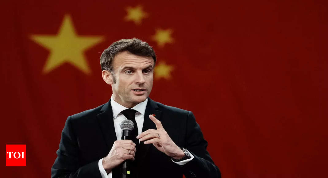 France’s Macron says Europe should not follow US or Chinese policy over Taiwan – Times of India