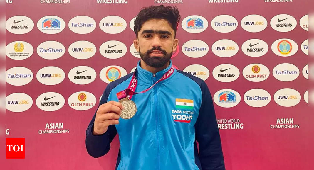 India win three medals at Asian Wrestling Championships | More sports ...